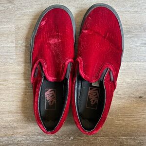 Red velvet vans